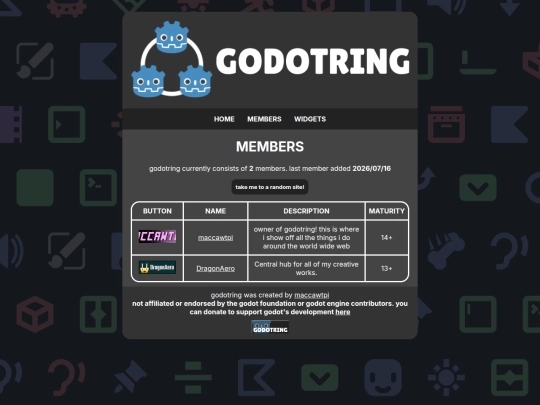 godotring/members screenshot