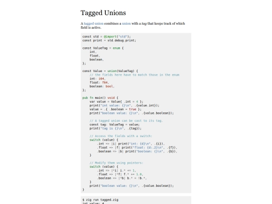 tagged-unions screenshot