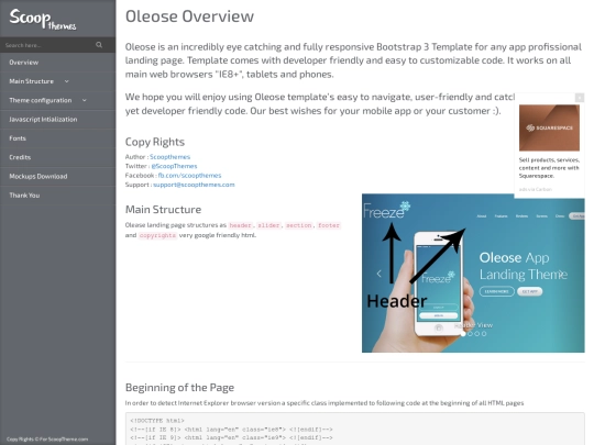 dist/Documentation screenshot