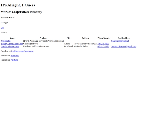 coöps-us-georgia screenshot