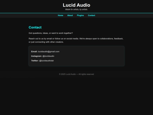 contact screenshot