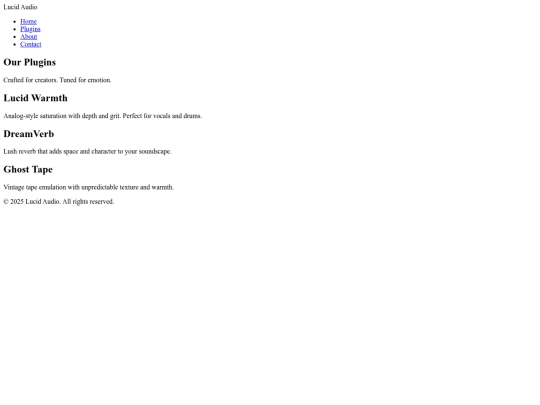 plugins screenshot