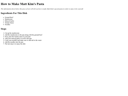cookingrecipe screenshot