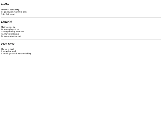 poem screenshot