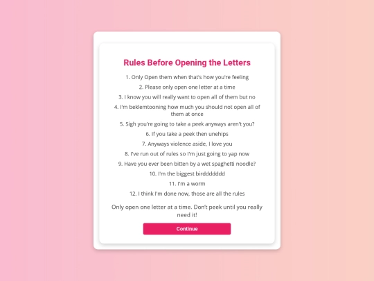 rules screenshot