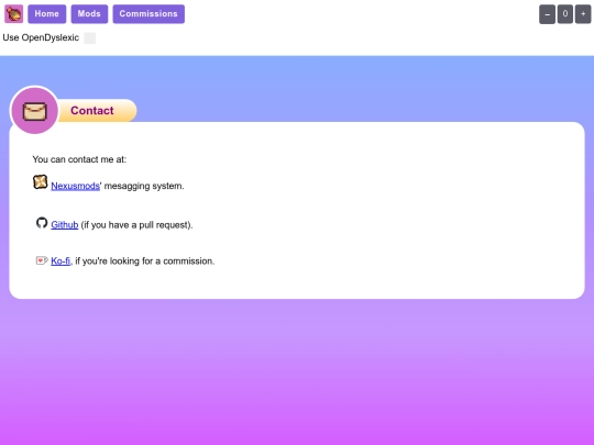 contact screenshot