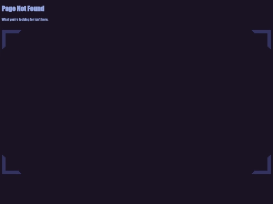 not_found screenshot