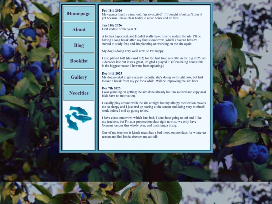 blog screenshot