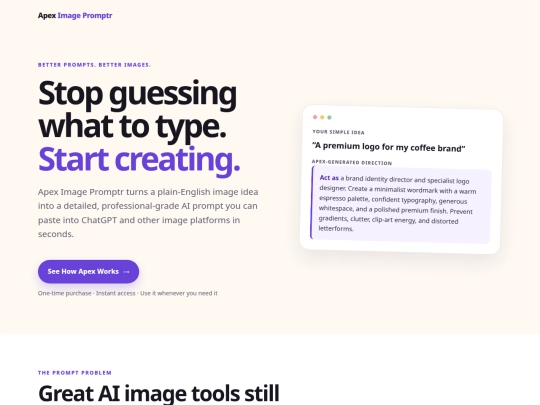ApexImagePromptr-Review screenshot