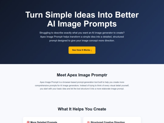ApexImagePromptrReview screenshot