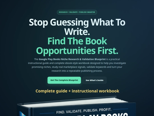 Google-Playbooks-Niche-Blueprint screenshot