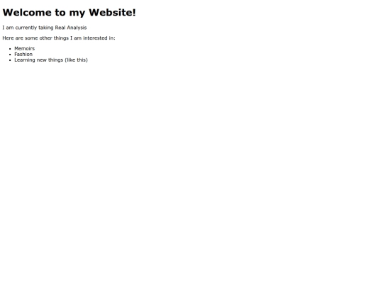 index screenshot