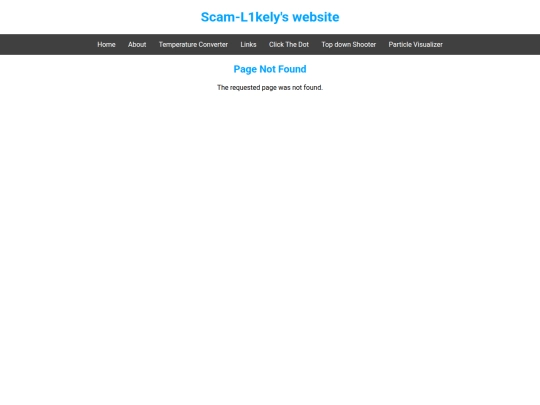not_found screenshot