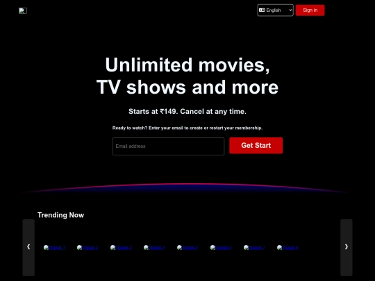 Thunderflix screenshot