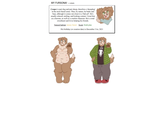 fursona screenshot