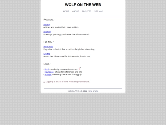 projects screenshot