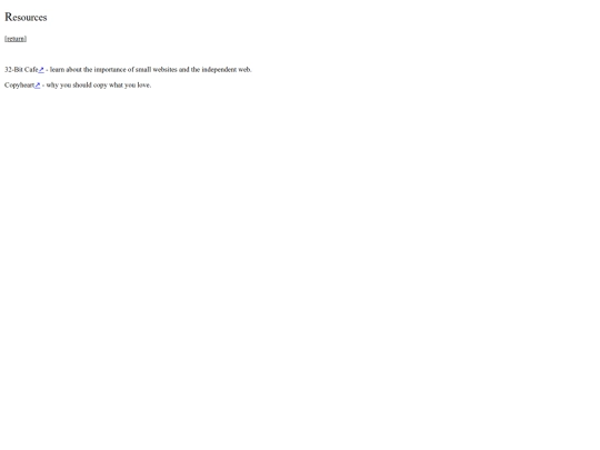 resources screenshot