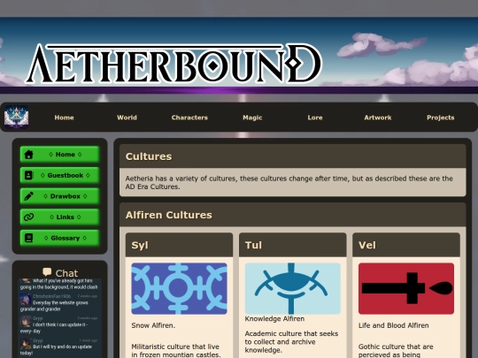 world/cultures screenshot