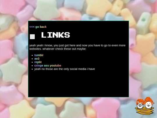 links screenshot