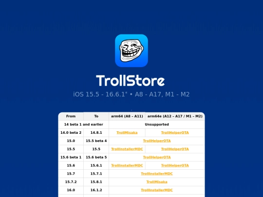 trollstore screenshot