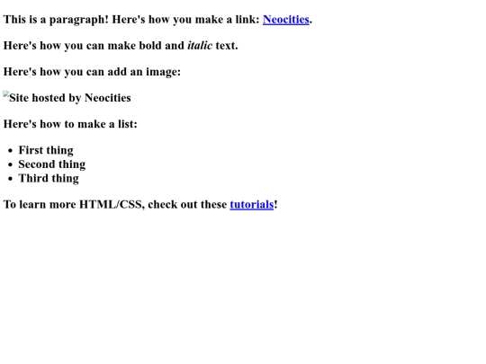 index screenshot