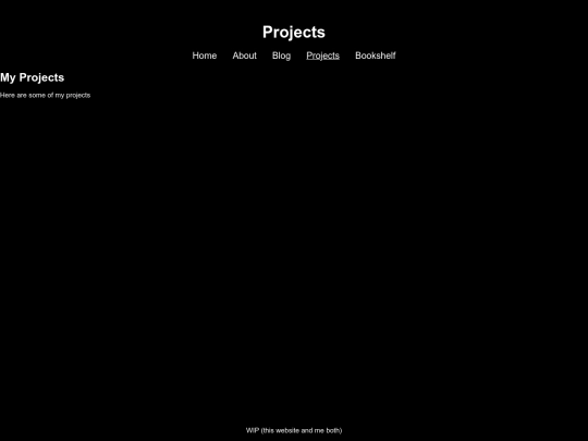 projects screenshot