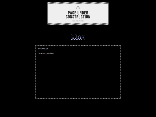 blog screenshot