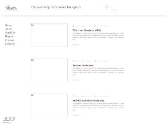 blog screenshot