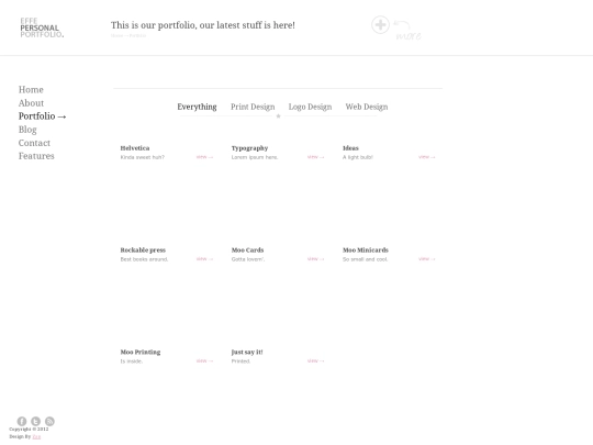 portfolio screenshot
