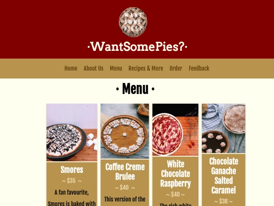 menu screenshot
