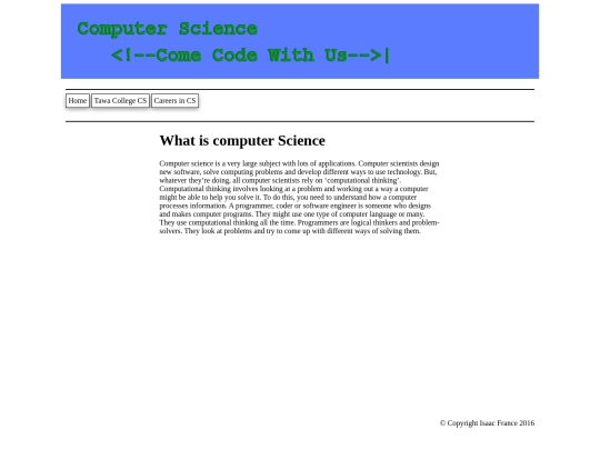 index screenshot