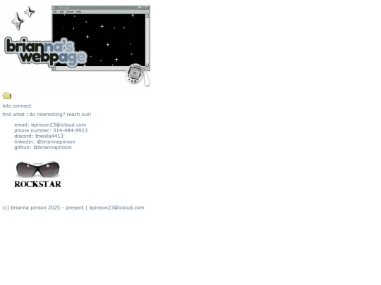 links screenshot