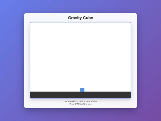 gravity-cube screenshot