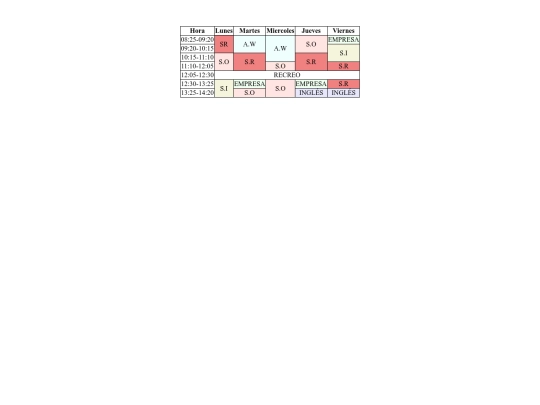 horario/horario screenshot