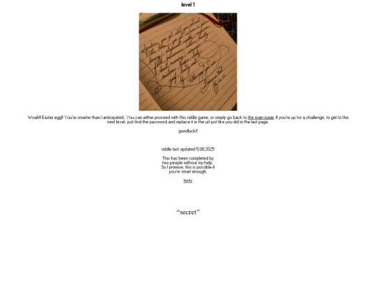 letters screenshot