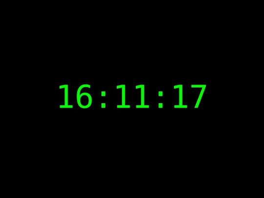 clock screenshot