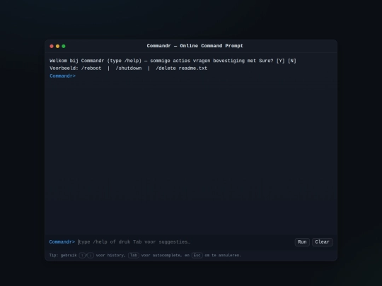 commandr screenshot
