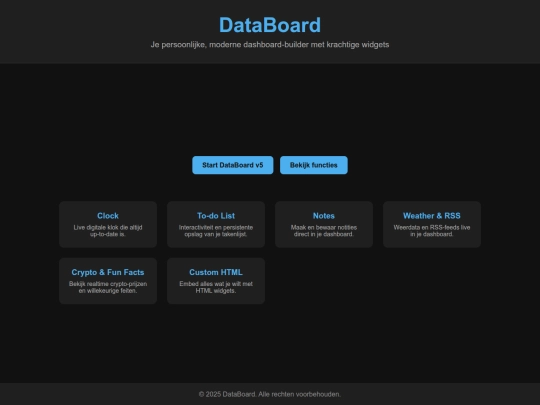 databoard screenshot