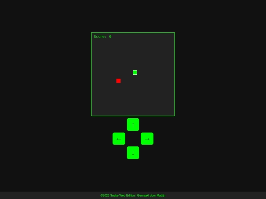 games/snake screenshot