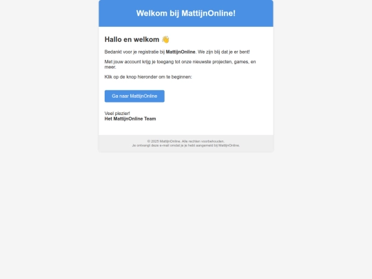 mail/welkom-sjabloon screenshot