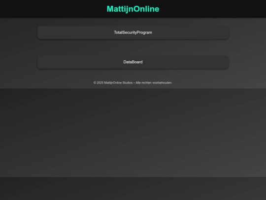 menu screenshot