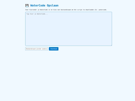 watercode/downloader screenshot