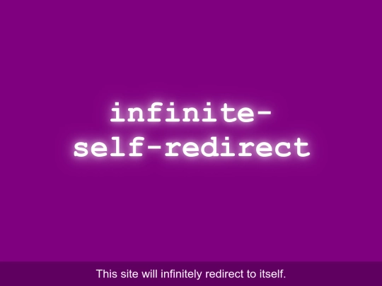 badhtml/infinite-self-redirect screenshot