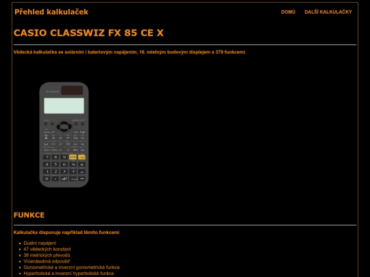 casio85 screenshot