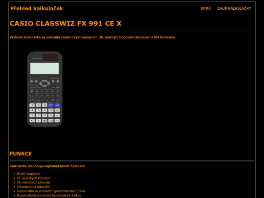 casio991 screenshot