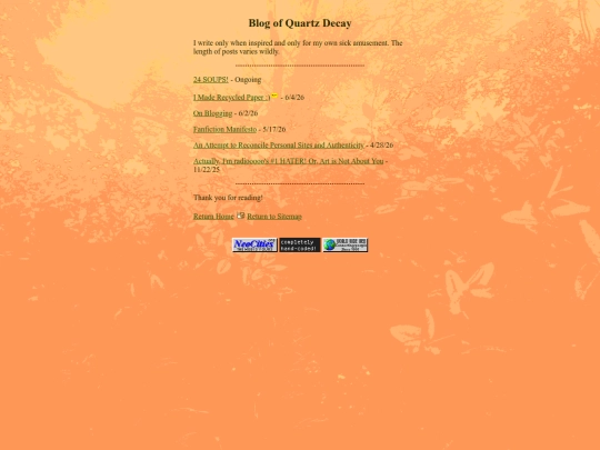blog screenshot