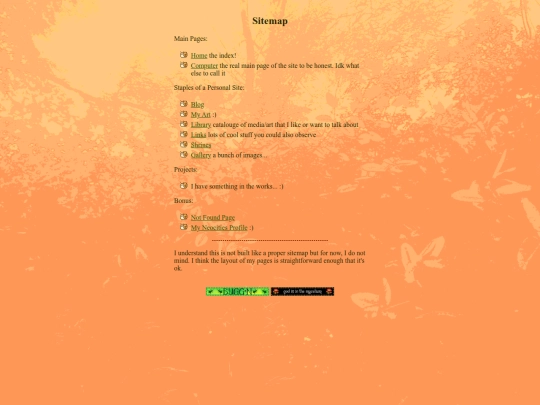 sitemap screenshot