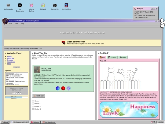 index screenshot