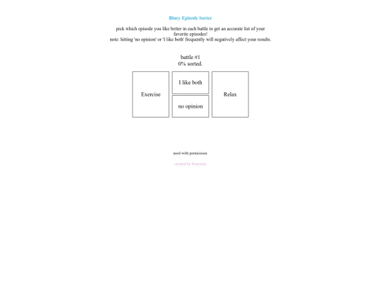 blueysorter screenshot