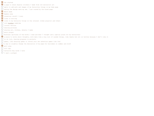 checklist screenshot
